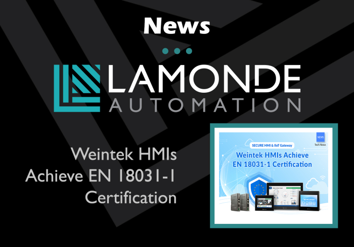 Weintek HMIs Achieve EN 18031-1 Certification