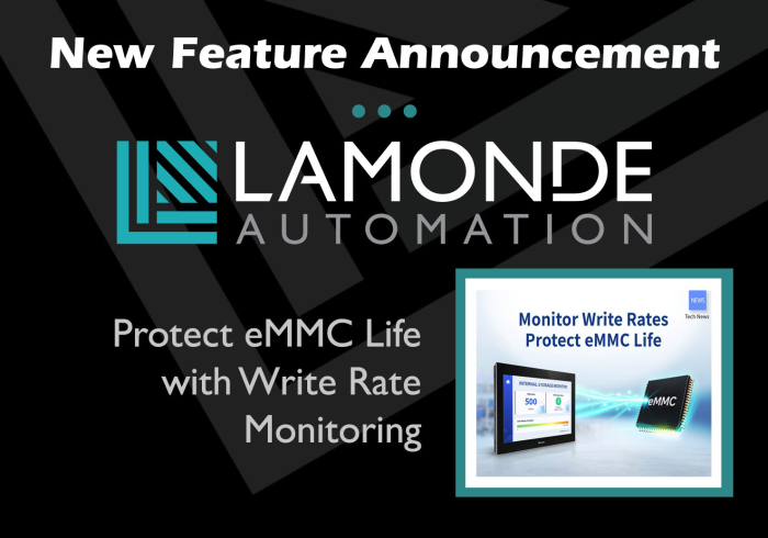 New Feature Announcement: Protect eMMC Life with Write Rate Monitoring on Weintek cMT X Series HMIs