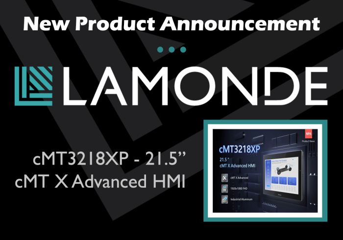 New Product Announcement - Weintek cMT3218XP 21.5" HMI