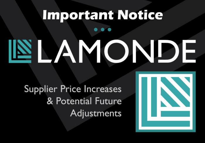 Important Notice: Supplier Price Increases & Potential Future Adjustments