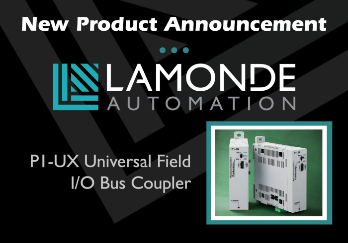 New Product Announcement: P1-UX Universal Field I/O Bus Coupler from Automation Direct