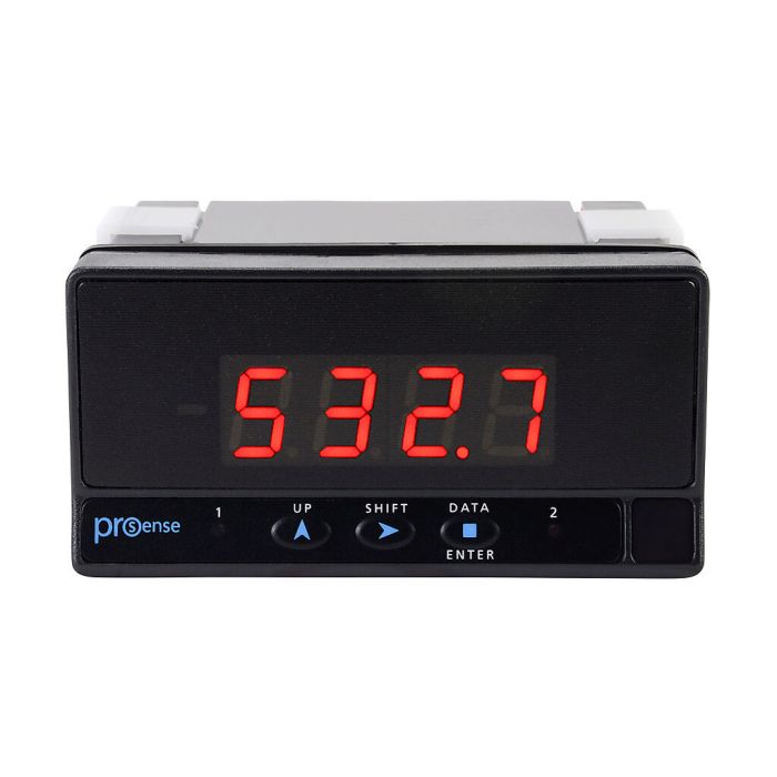 DPM2-E-2R-HL | ProSense digital panel meter, 1/8 DIN, 14mm 4-digit red ...