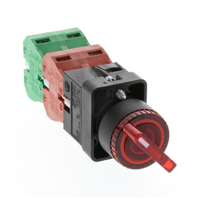 Selector Switch 22mm 3 Position Maintained Incandescent Illuminated 