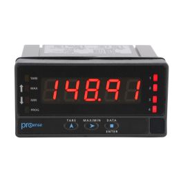 ProSense digital panel meter, 1/8 DIN, 5-digit tri-color (red, green ...