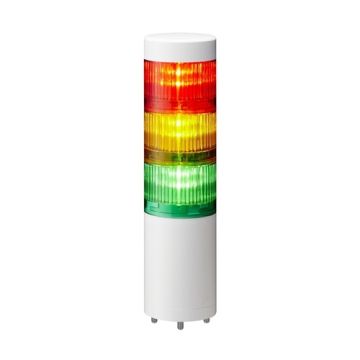 LR6-302WJNW-RYG Patlite Signal tower, off-white, 3 Tier