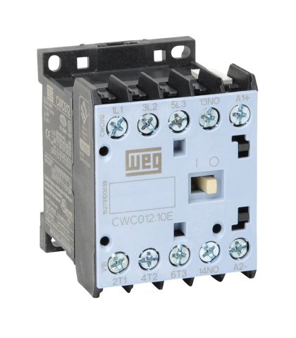 Cwc 604 Coil WEG Electric CWC series IEC miniature contactor, 12A, (3) N.O. power ...