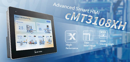 New Product Announcement: Weintek cMT3108XH Wide Viewing Angle HMI