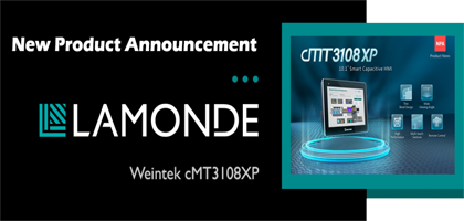 New Product Announcement: Weintek cMT3108XP – 10.1″ Capacitive Touchscreen HMI
