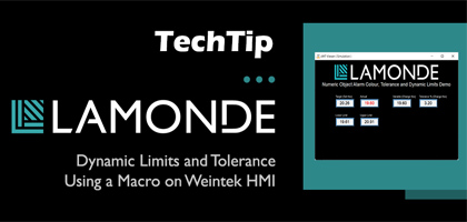 TechTip: Dynamic Limits and Tolerance Using a Macro on Weintek HMI