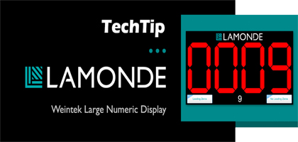 TechTip: Large Numeric Display on Weintek HMI